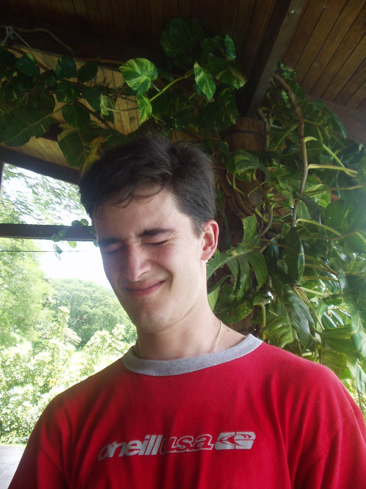 Yo. Haciendo lindo.