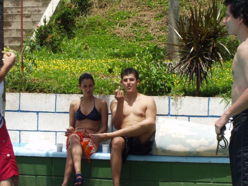 Irene y Erick. Erick siempre tan jovial...