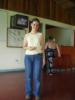 Mary Anne. Estrenando botas.
