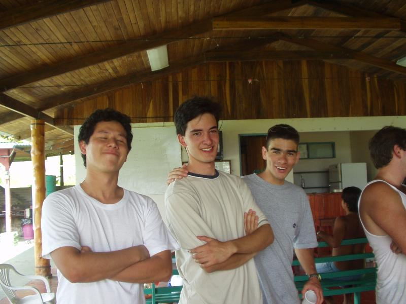 Rafa, Juan y Giancarlo.