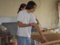 Cristian midiendo la situacin.