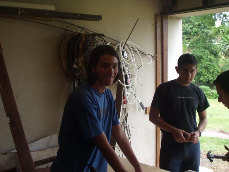 Cristian, Aleks y Rigo