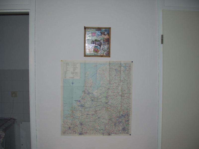 Mis adornos: el mapa de Holanda, y...
