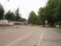 Vista de Mekelweg, calle principal de las facultades y el Aula