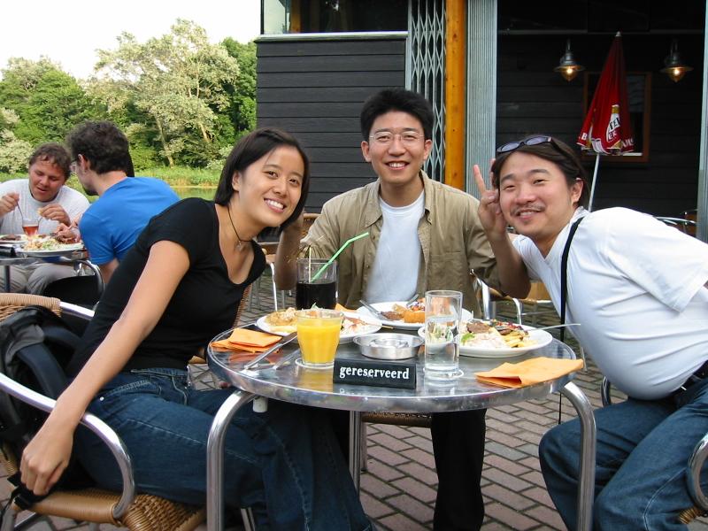 Hsiu Yen, Wei Xing y Xiaoxi Hui (CHI).