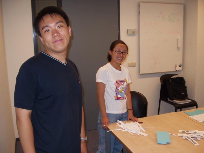 Rock and Ma Lei also did a lot of work today...