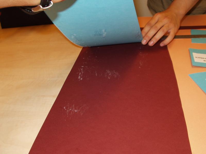 Now you could really ruin the poster glueing things this way...