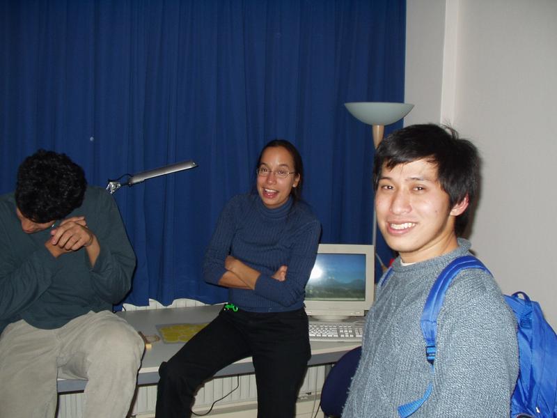 Parag, Abi y Sanny.