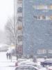 It's hard to walk or ride a bike with such amounts of snow.