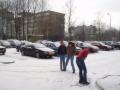 The snow layer was still thin.