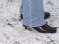 Andrea's - high-heel - snow shoes.
