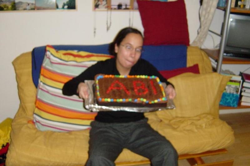 Abi loves chocolate