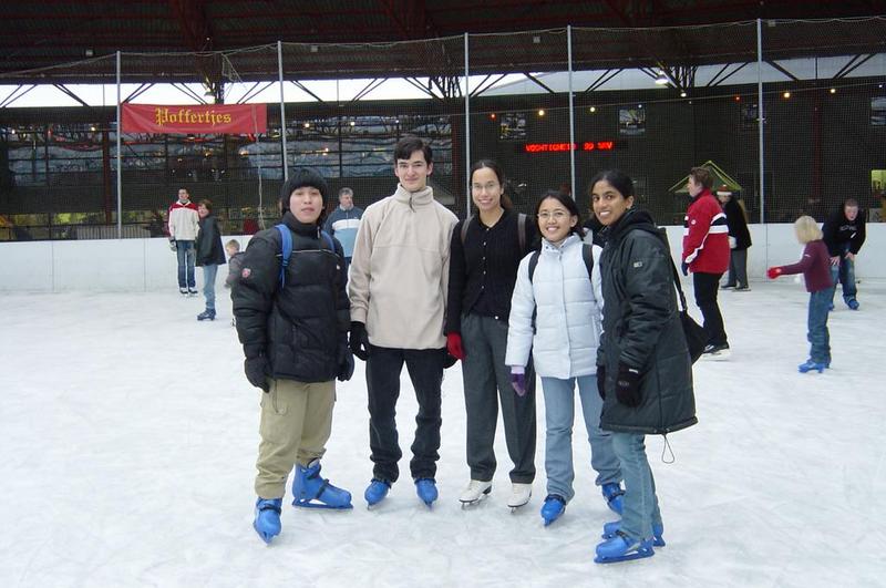 Yes. Those are real ice skates.