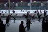 Speed-skaters. They were *fast*.