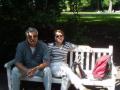 Resting in the gardens of the royal palace