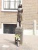 .		Somebody left flowers for her this time...