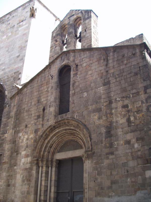 Buildings in the Gothic Quarter.