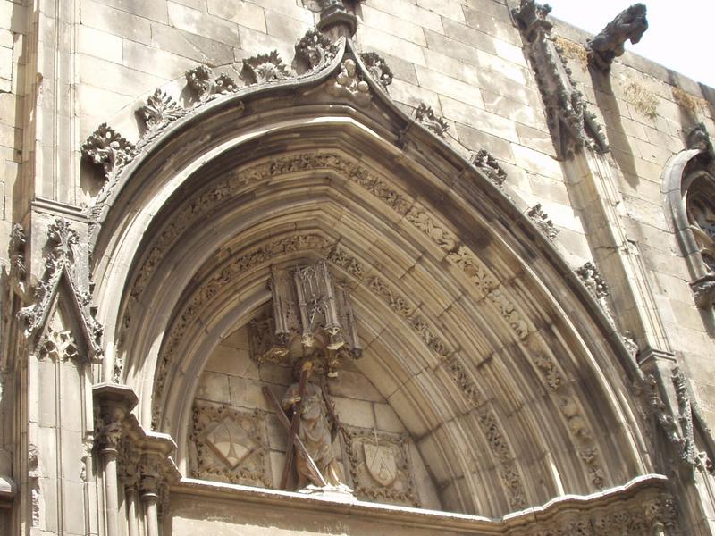 Entrance to one of the ancient buildings.