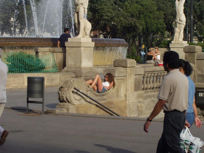 People will take a nap anywhere.