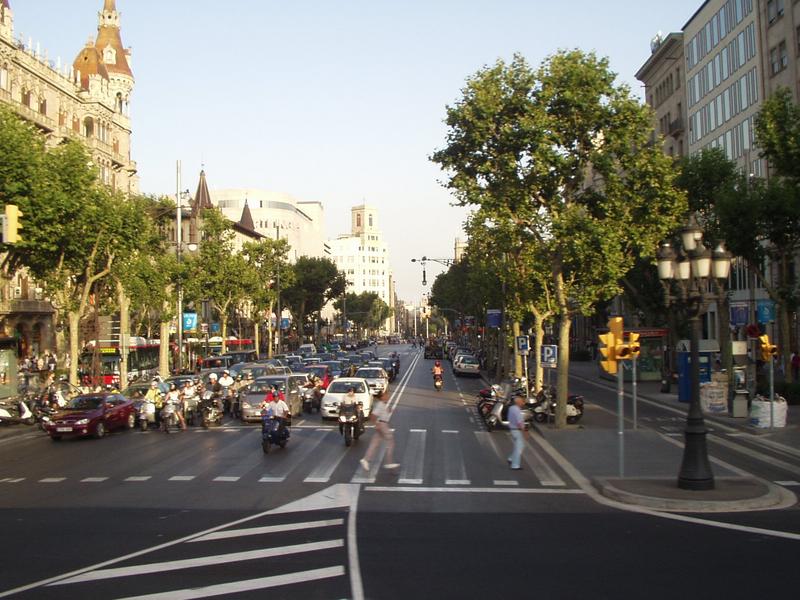 Passeig de Gracia avenue.