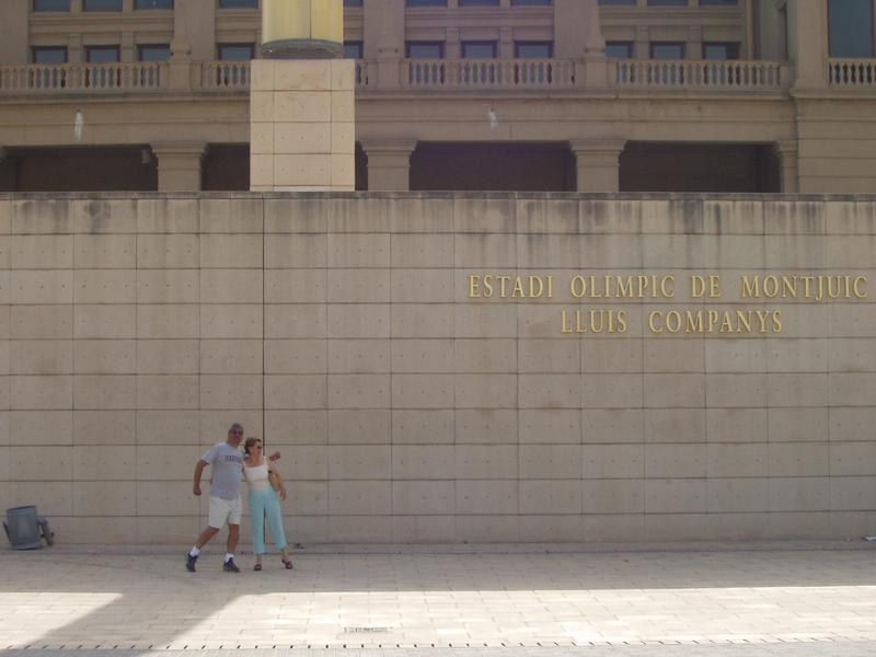 Entrance to the stadium