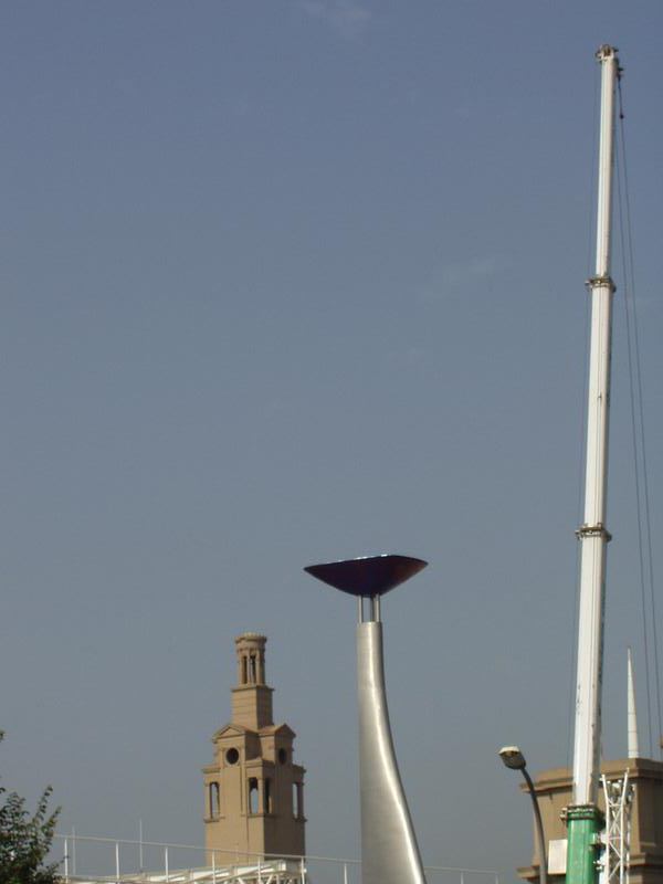 The torch... incredible opening ceremony back in '92