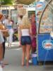 Tourist buying Nestl ice cream