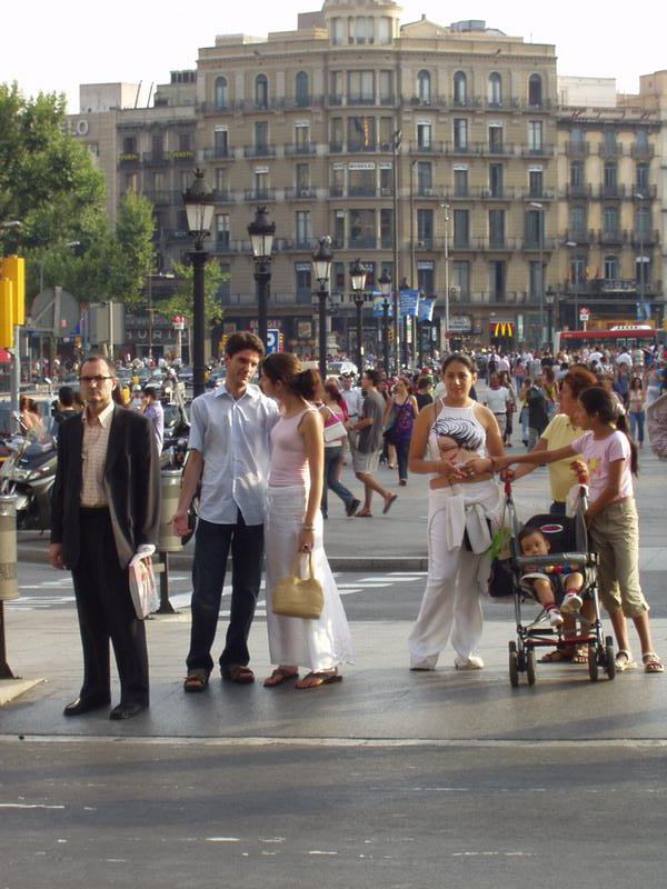 Touring Barcelona with your partner