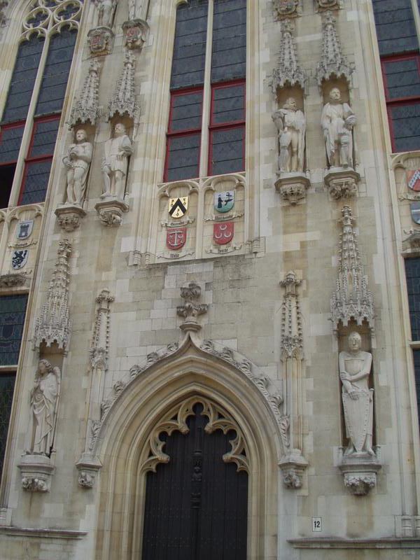 Closer look at the entrance