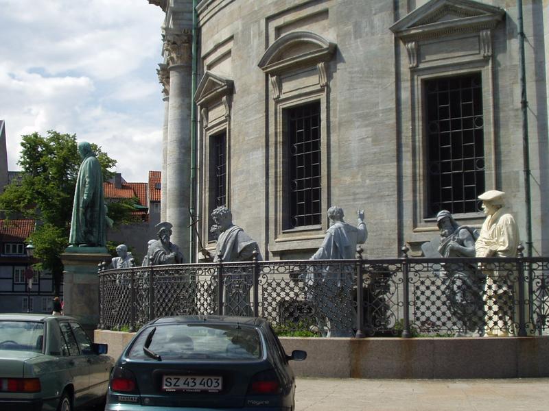 Statues at the church