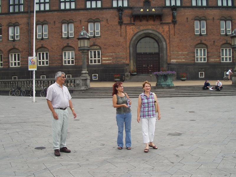 Visitando la plaza