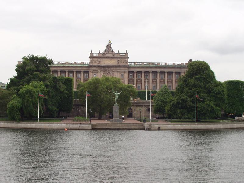 Front view of the building