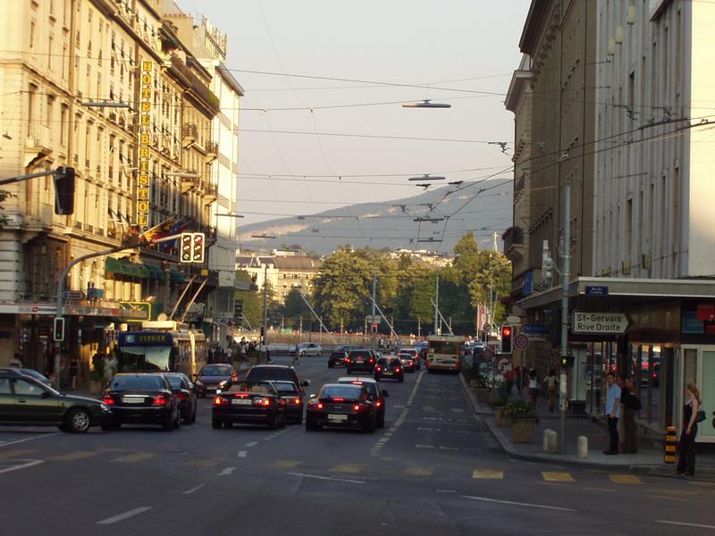 Rue du Mont Blanc.