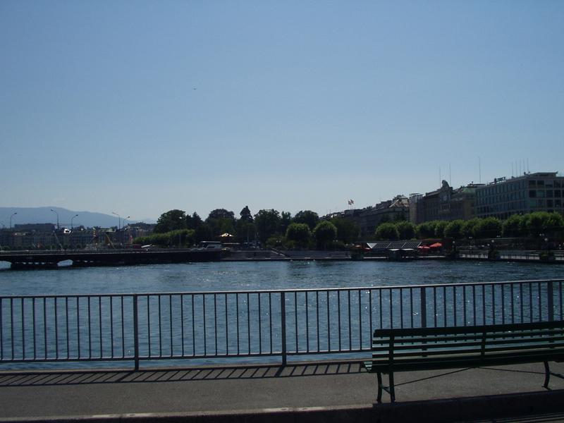 Vista sobre el lago.