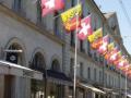 Banderas de Suiza y Ginebra