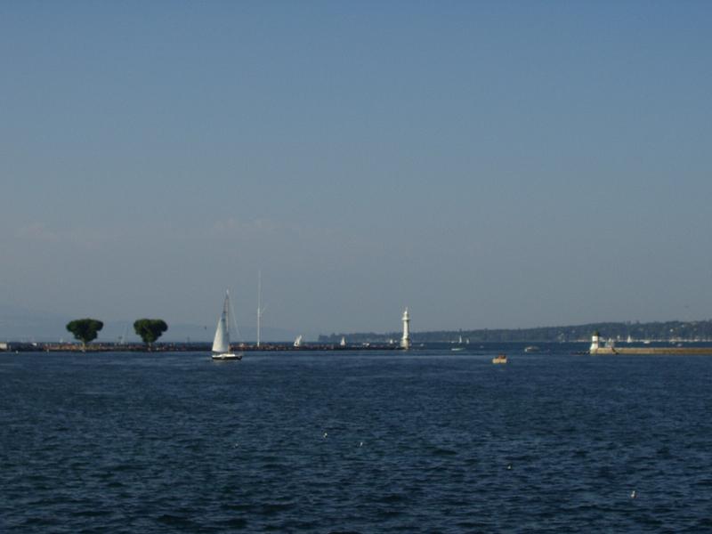 El lago.