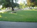 Pareja descansando en el parque