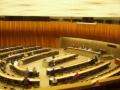 Session hall during a meetin.