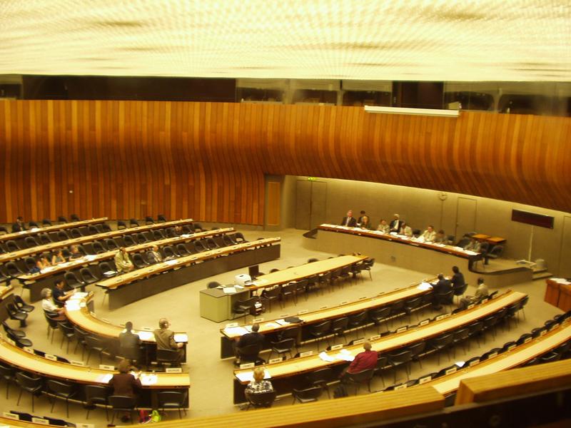 Session hall during a meetin.