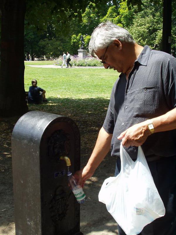 Good hydration was fundamental in those temperatures.