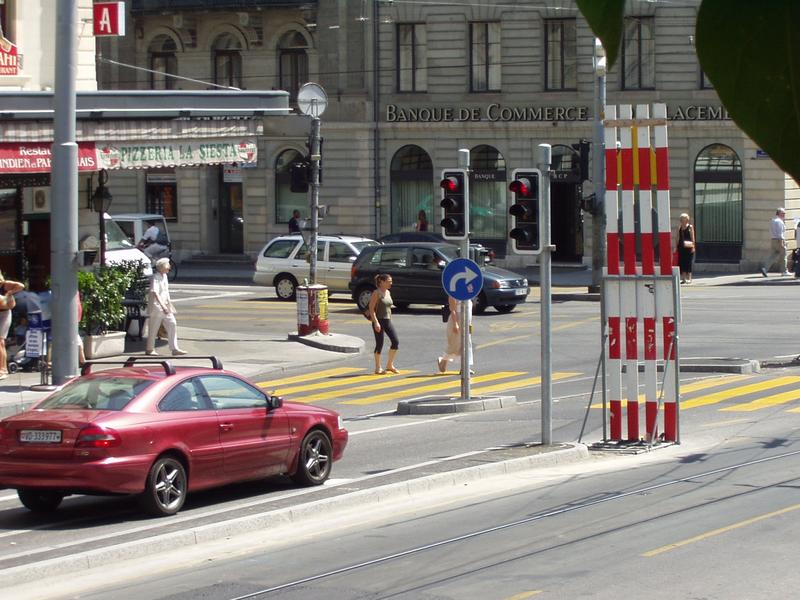 Pedestrian. Female.