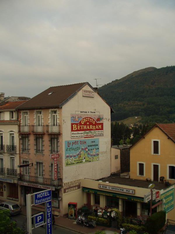 Vista desde nuestro cuarto de hotel.