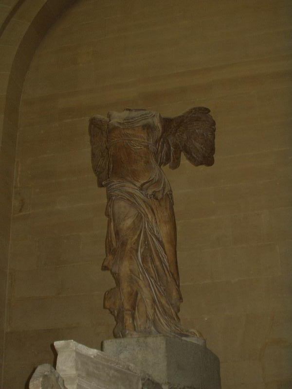 The "Winged Victory of Samotrace".