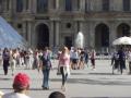 Saliendo del Louvre