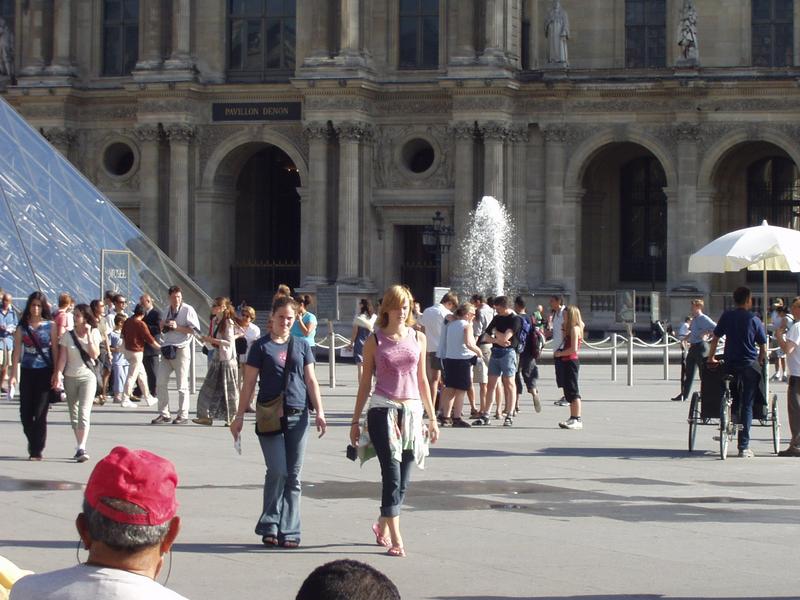 Coming out of the museum