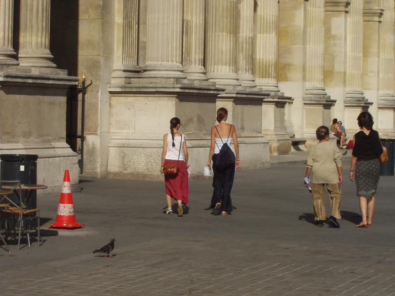 More pedestrians