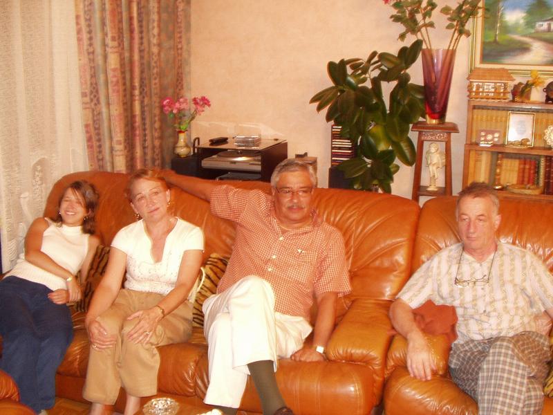 Marilise, my parents and Franois Perrault.