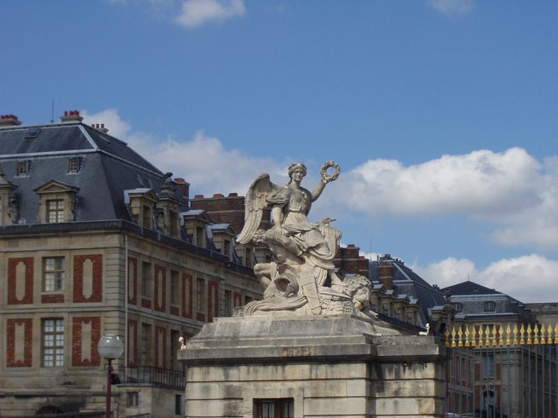 Sculpture at the palace gates