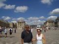 My parents at the entrance square