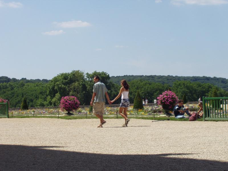 Visiting Versailles with your partner
